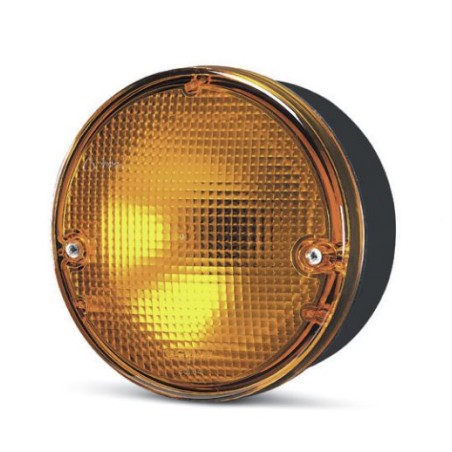 Leuchte Ø 140x85 orange - ind.richt.