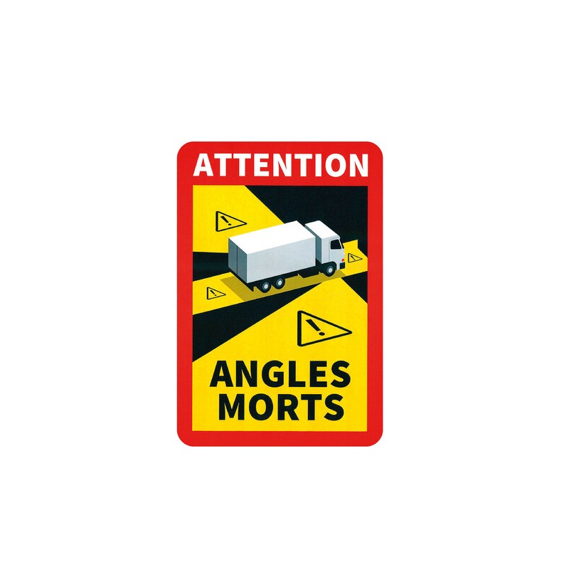 Marquage adhésif des coins morts - UV - 170x250