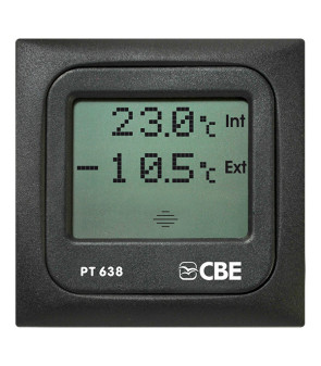 PT638 CBE Pannello test temperatura batteria grigio 12V TOUCH