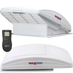 MAXXFAN Deluxe fenêtre de toit ventilée blanche avec...