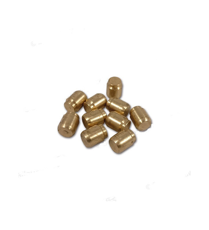 Brass cap Ø 8 for fittings and gas valves