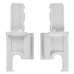 RASTROLLO 2011 - COPPIA TERMINALI GRIGIO CHIARO BG1125