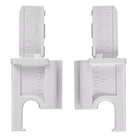 RASTROLLO 2011 - COPPIA TERMINALI GRIGIO CHIARO BG1125