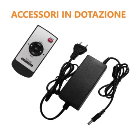 Moniteur LCD couleur TFT ALCAPOWER 12 POUCES