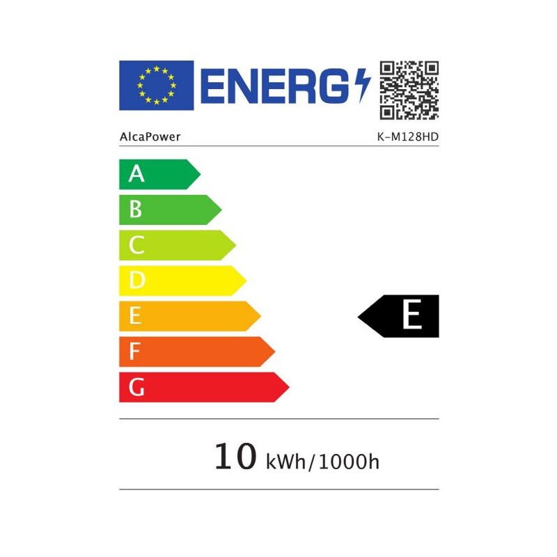 ALCAPOWER Monitor LCD TFT a Colori 12 POLLICI