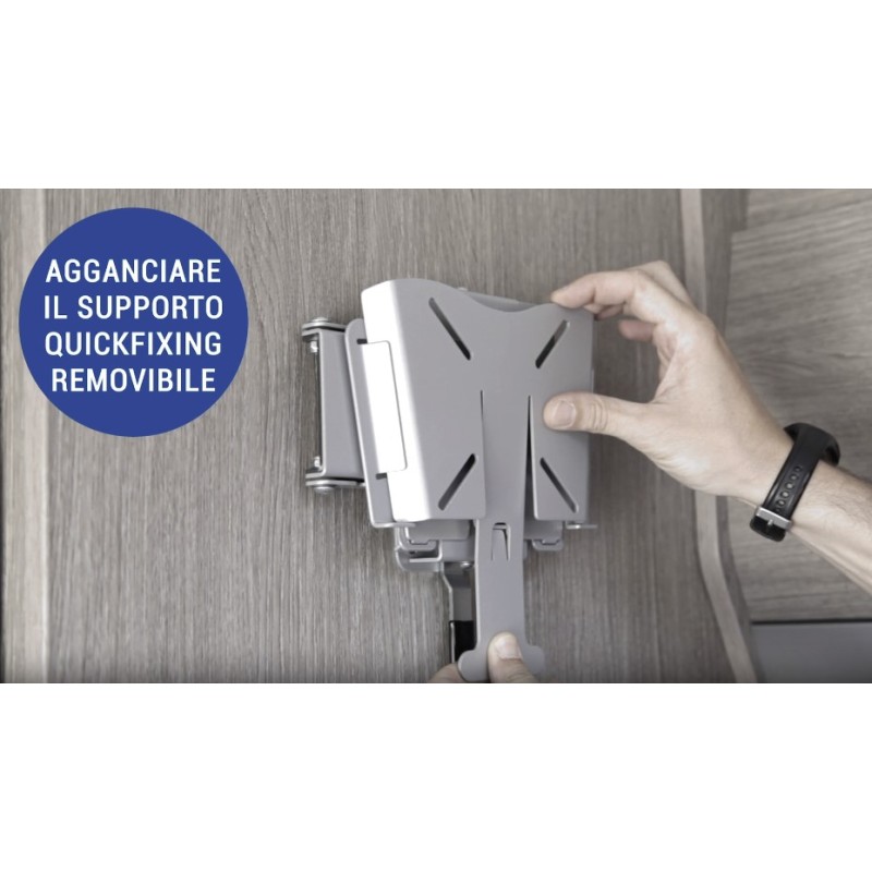 CTA SUPPORTO TV A PARETE CON BRACCIO MAXI E...