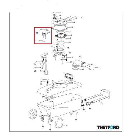Schwimmer für SC400 Thetford - 32304