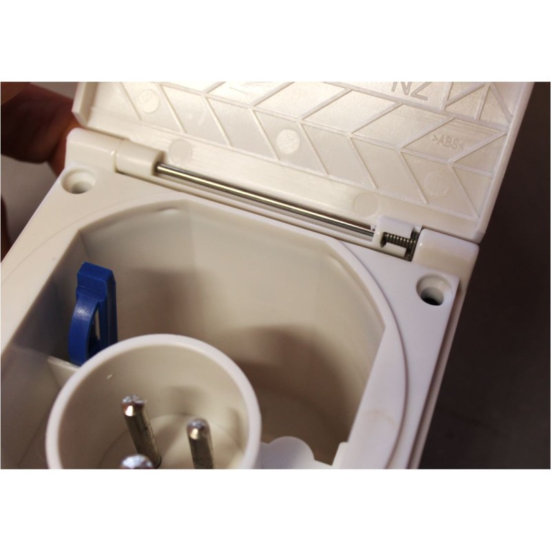 CEE 230V 105x105 recessed fixed white external...