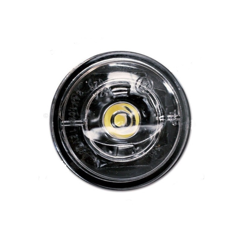 ASPOCK - Luminaire LED bas rond blanc Ø38mm