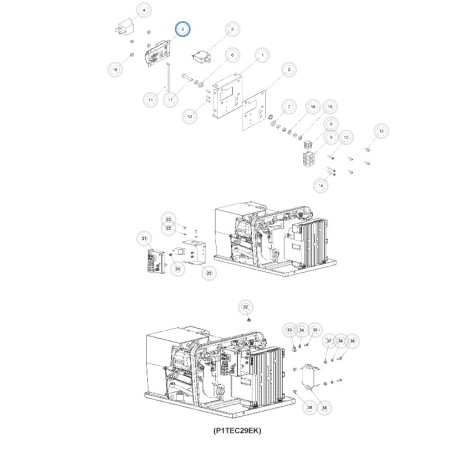 EXTERNER KONTROLLPANEL-KLEMMENBLOCK FÜR DEN TEC29 DOMETIC BENZINBETRIEBENEN GENERATOR – 386520017