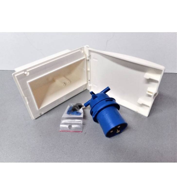 Prise extérieure caravane 160x110 - 16A 2P +...