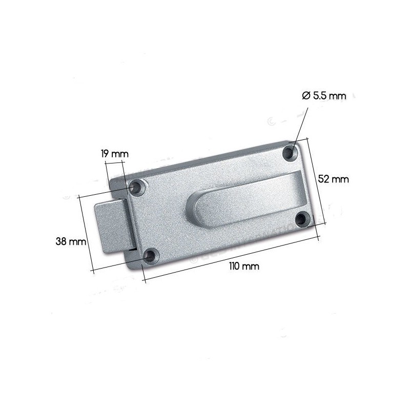 Caraloc 400 complete aluminum lock