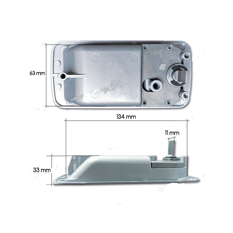 Caraloc 400 complete aluminum lock