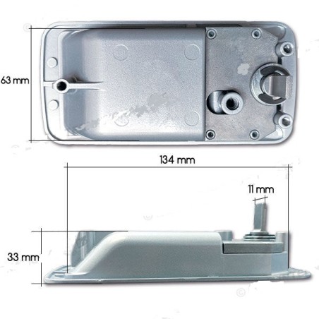 Caraloc 400 serrure complète en aluminium