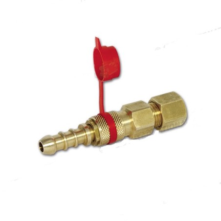 Schneller Gasanschluss für Kupferrohr Ø 8 mm