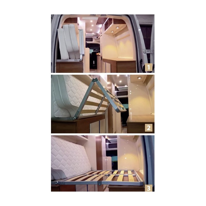 KIT FILET DE LIT PLIABLE POUR VAN 140X200 CM