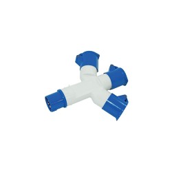 VECHLINE - Multiplicateur 3 voies IP44 16 A 230V