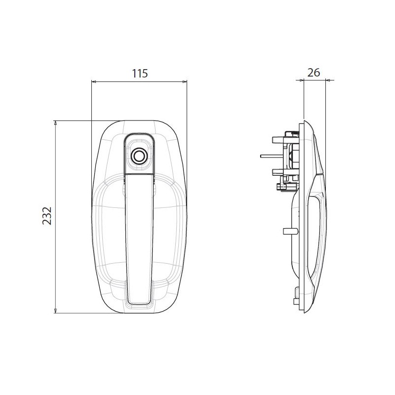FAP 1115OO Komplettes weißes Schlossset STAR...
