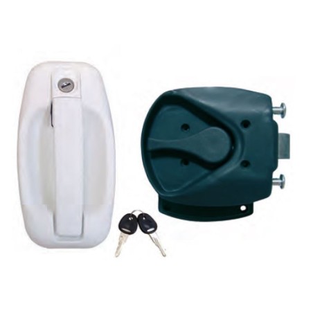 FAP 1115OO Komplettes weißes Schlossset STAR intern PRO TEK mit Schlüsseln