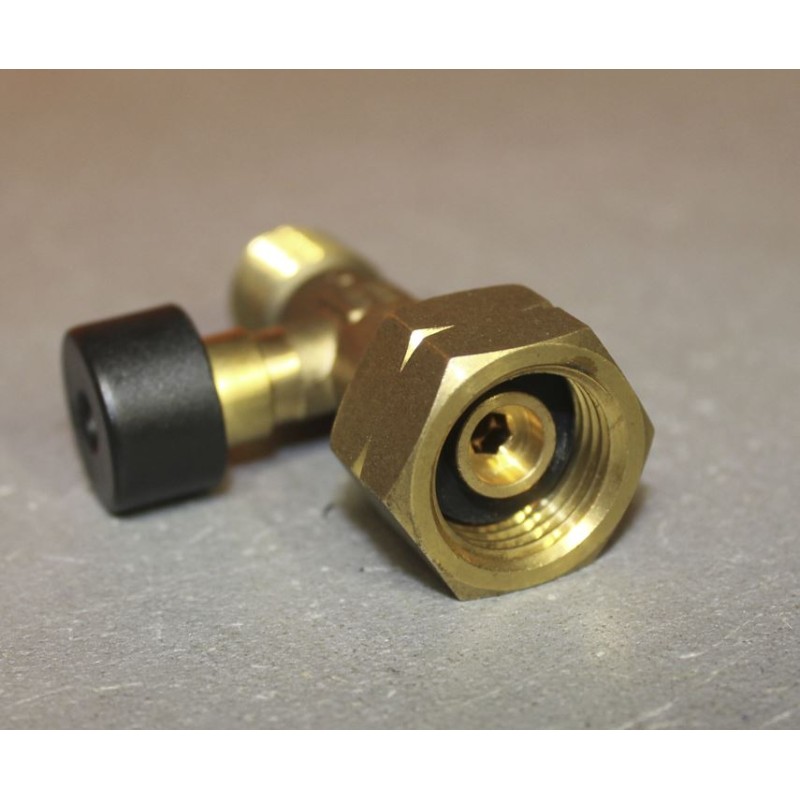 Safety valve against gas pipe breakage with...