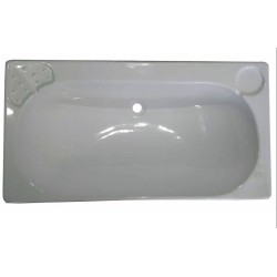 Lavello 650 x 350 mm bianco 2