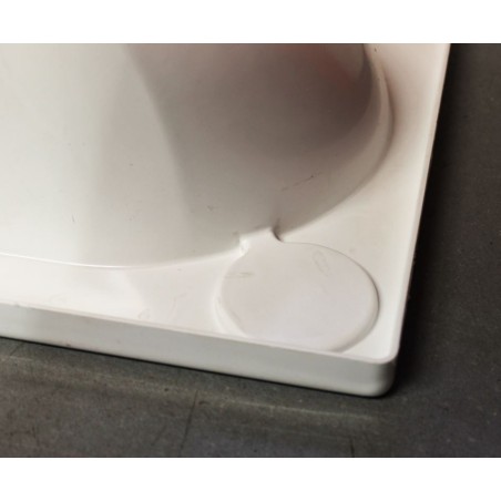 Lavello 650 x 350 mm bianco rettangolare