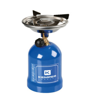 KEMPER KE760 Camping-Gaskocher aus Metall mit manueller Zündung