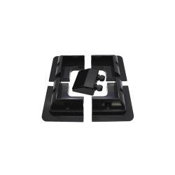 Kit 5pz per supporto angolare nero ABS