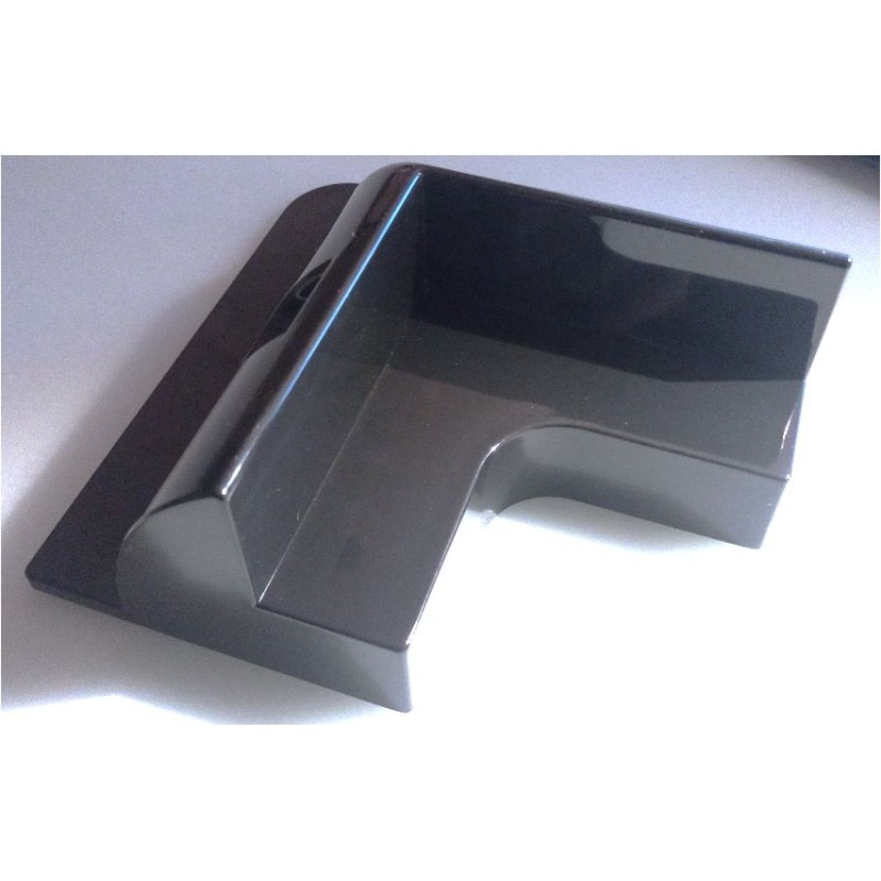 Kit 5pz per supporto angolare nero ABS