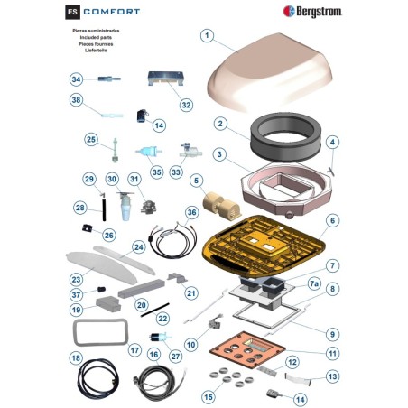 Enfriador de aire evaporativo Bycool Comfort de 12 V de Bergstrom