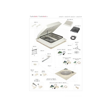 Kit extensión Vent marfil