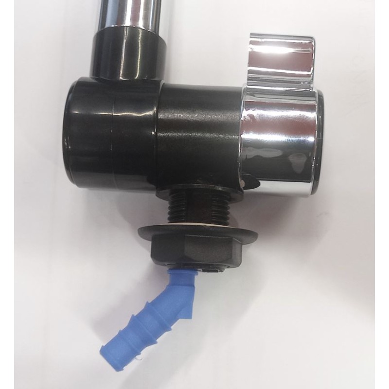 COMET FOLDABLE BLACK CHROME TAP