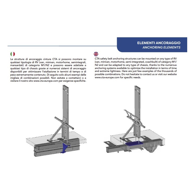 CTA OFF-AXIS FIXING PLATE 150MM - ANCHOR...