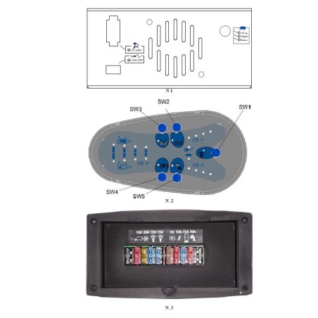 ARSILICII XA00400005 - TRIGANO Power fuse panel