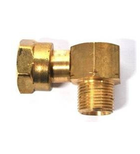 90 ° fitting for German regulators