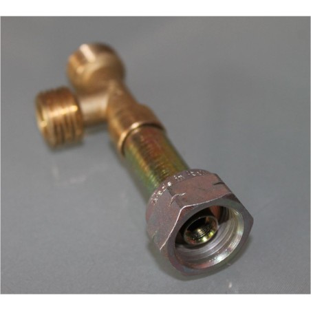 Raccord gaz 3 voies avec écrou latéral W20 x 1/14 SX ITALIA