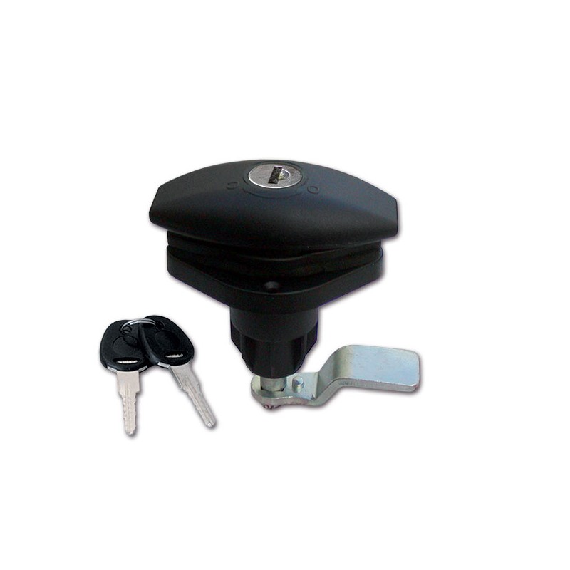 FAP 1204 - Cerradura de cerrojo negro 80x40 con...