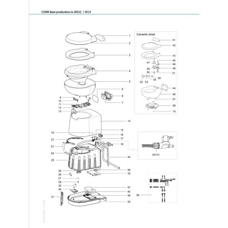THETFORD 50735 C250 cassette opening kit