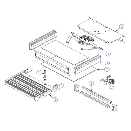 Kit riparazione ingranaggi slide-out step THULE - 1500602337