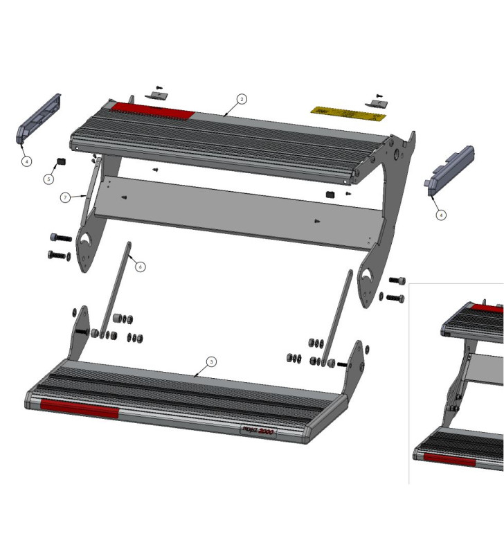 PROJECT 2000 step side panels and gasket group...