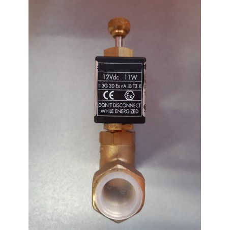 Electroválvula 12Vdc + relé para detectores de gas MCR