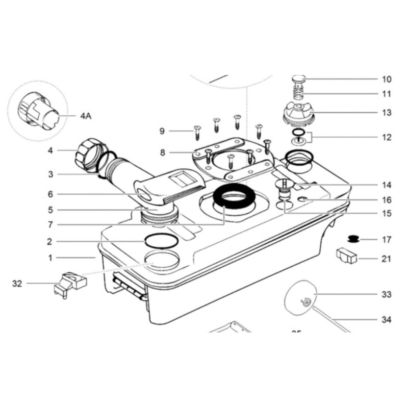 SARACINESCA GRIGIA PER cassette C2/C3/C4/C200...