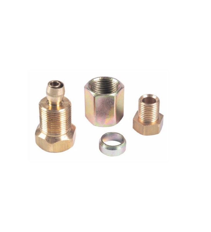 GERADE FITTING FÜR 1/4 KUPFERROHRE UND 1/4...