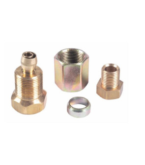 RACCORD DROIT POUR TUYAUX EN CUIVRE 1/4 ET TUYAUX FLEXIBLES 1/4 "