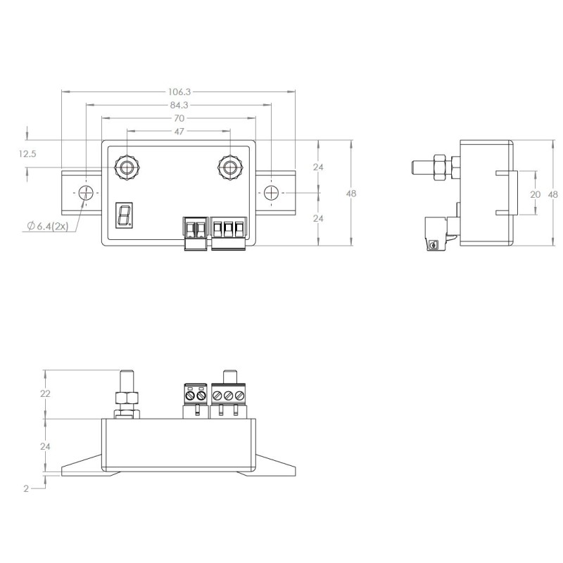 Protección de batería 12/24V 65A Victron Energy...