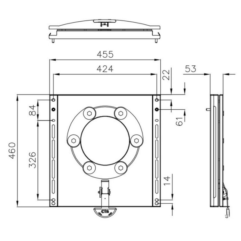 Base giratoria CTA Mercedes Sprinter y VW...