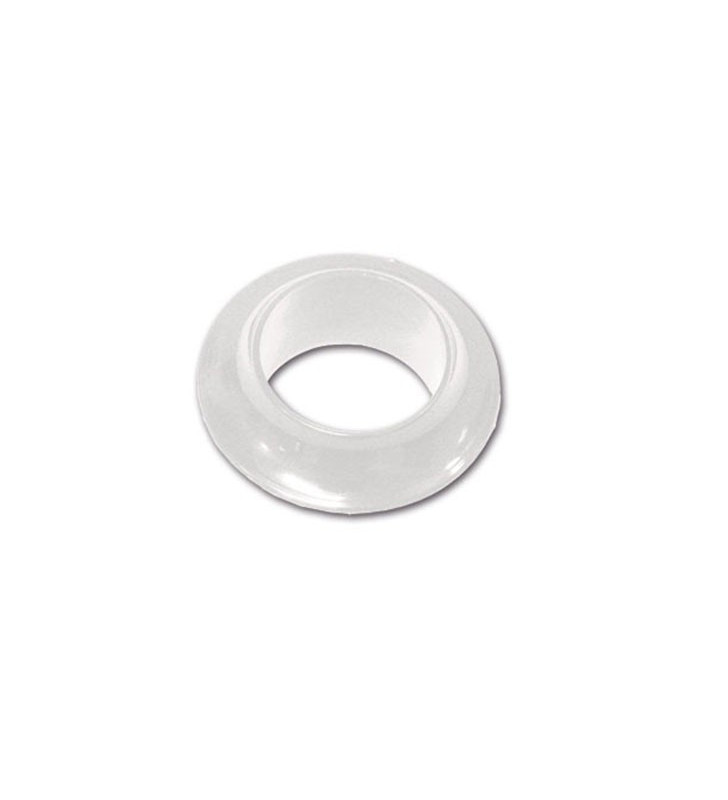 Rosette 13 mm blanc x serrure à poussoir