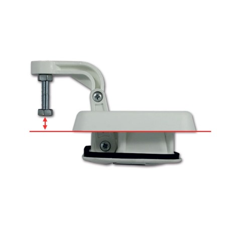 Cerradura de gancho 1140 FAP OPERA negra con cilindro y llaves