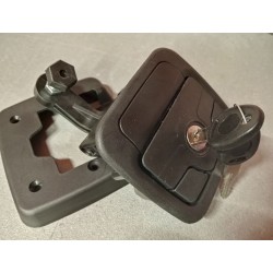 Hook lock 1140 FAP OPERA black with cylinder and keys 2