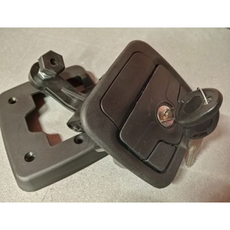 Hook lock 1140 FAP OPERA black with cylinder and keys